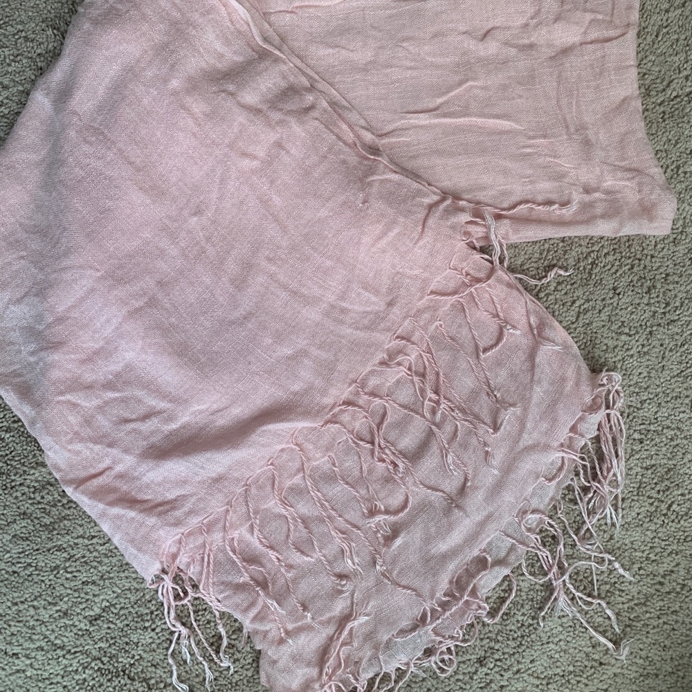 Pink scarf